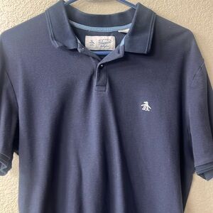 Original penguin polo T shirt in Navy blue